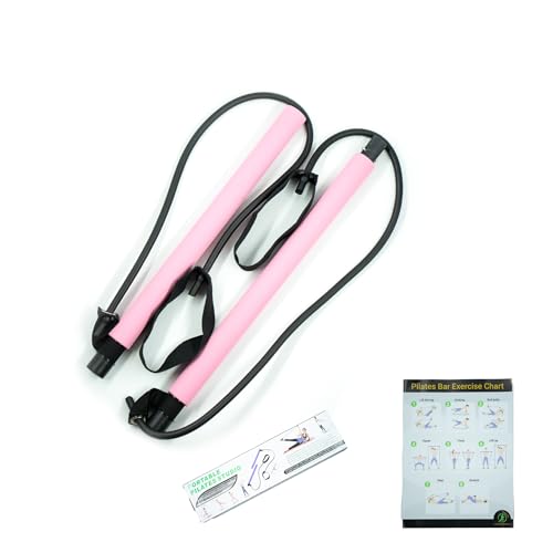 Zona Fit Pilate Bar Reformer Kit (Pink), Pilate Workout, Low Impact total body workout, Rehabilitation excersices, Core Strength, Stability exercises, Strenght trainig, cores first, Total body workout