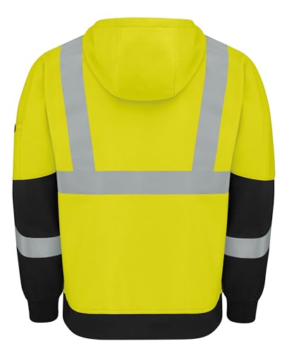 Red Kap Men's Hi-Visibility Performance Work Hoodie - Type R Class 22