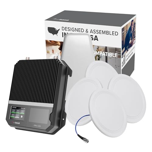 weBoost Metal Building 200 Cell Phone Booster Kit | Yagi/Panel for Semi-Rural Areas | Boosts 5G/4G...