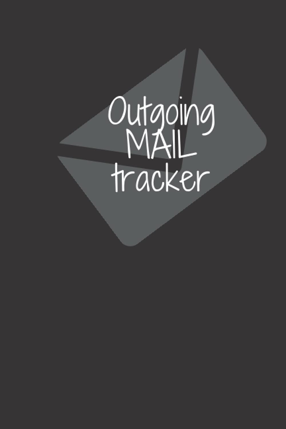 OUTGOING MAIL TRACKER | black cover | outgoing mail |use with outgoing mail holder | for desk | outdoor | for mailbox | for office | for business | ... box. (Simple Designed Outgoing Mail Trackers)