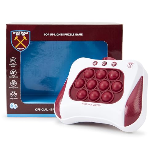 West Ham FC Officially Licensed Pop It Electric: Pop Up Lights Puzzle Game. Perfect for any fan of the Hammers. Ideal Kids Toy Gift - Image 3