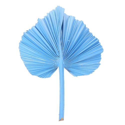 Hoja de palma seca decorativa azul Veemoon