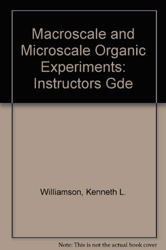 Macroscale and Microscale Organic Experiments: ... 066919431X Book Cover