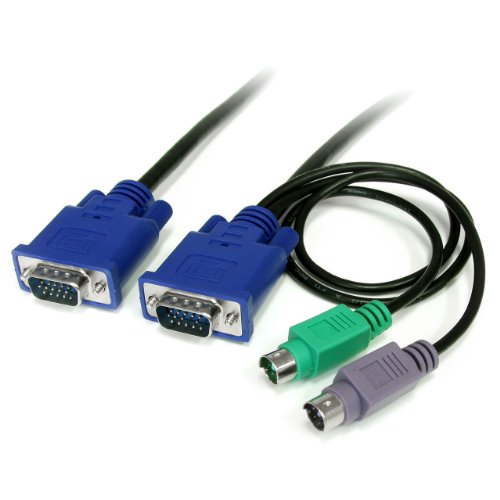 Startech SVECON6 - Cable KVM Ultra Delgado de 1.8 m, VGA