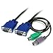 StarTech.com 3- Inch-1 Ultra Thin PS/2 KVM Cable (SVECON6)