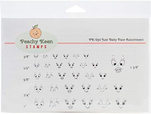 Peachy Keen Stamps Clear Face Assortment 31/Pkg-Just Baby