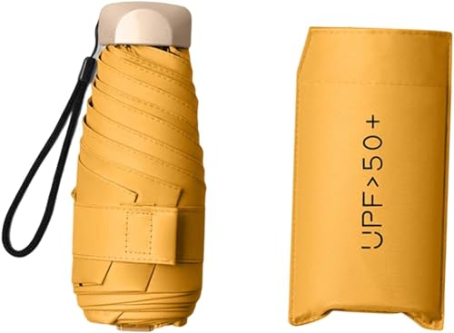 EKOKIM Faltbarer Regenschirm, Mini-Regenschirm, winddicht, kompakter tragbarer Regenschirm, UV-Schutz, robuster und leichter Regenschirm für Männer und Frauen, A, M
