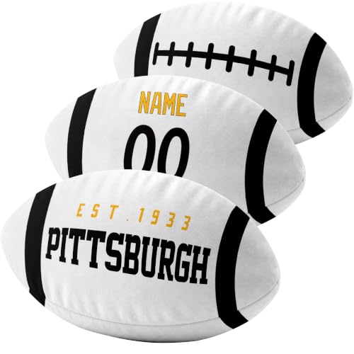 Image of ANTKING Pittsburgh Throw Pillow Custom Name Number for Men Boy Gifts | Personalized Gift for Youth for Birthday Christmas