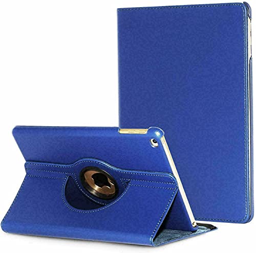 KAV Samsung Galaxy Tab A7 Lite (T-220/ T225) Smart Case | Premium Leather 360 Rotating 8.7 Inch Cover with Folding Adjustable Stand 2021 Release Tablet (Blue)