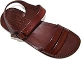 Holy Land Market Unisex Leather Biblical Sandals (Jesus - Yashua) Samaria Style I - European 40