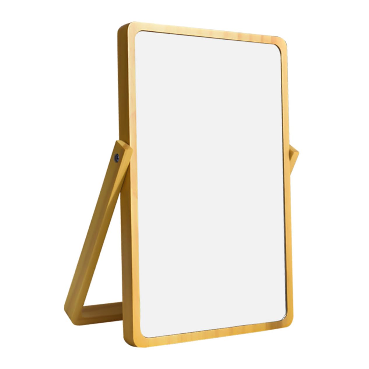 Miroir maquillage bois massif portable grand format pliable pour coiffeuse et décoration