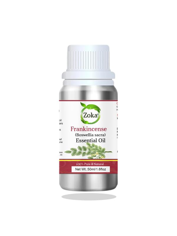 Zoka 100% Pure and Natural (Boswellia sacra) Frankincense Essential Oil (50ml) (B0DFHNBY7X) Amazon Price History, Amazon Price Tracker