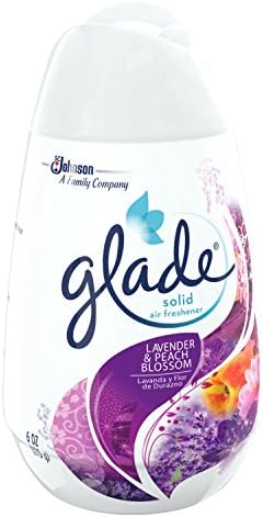 Glade Solid Air Freshener Long Lasting Relaxing Scent of Lavender & Peach Blossom, 6 Ounces