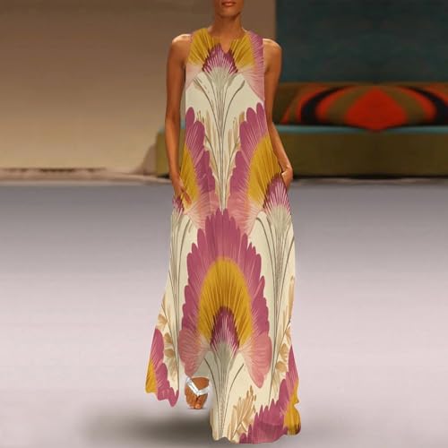 Robe d'ete decontractee a col en V pour masquer les complexes avec style - 3