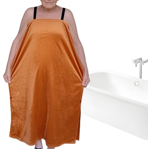 Dignity Bath Cover Up for Elderly/Senior/Disabled Man/Woman, Provides Privacy and Helps Caregivers with Bathing; Dignity Shower Cover, Adjustable Lightweight and Quick Drying