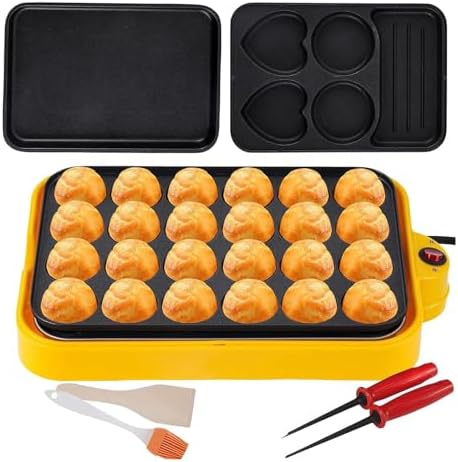 Octopus Ball Maker with Non-stick Coating, Perfect for Making Octopus Meatballs, Suitable for Both Home and Commercial Use.