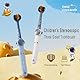 Vonmerie 5Pcs Zahnbürste Kinder, Dreiseitige Zahnbürste Kinderzahnbürste Kids Toothbrush Extra Weich Zahnbürste für Kinder(Blau)