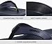 COFACE Men's Flip Flops Comfortable Yoga Mat Cushion Thong Sandals with Arch Support Casual Summer Beach Slides For Man, Dark Blue Size 11.5