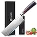 Nakiri Knife - PAUDIN Razor Sharp Meat Cleaver 7 inch High Carbon German Stainless Steel Vegetable Kitchen Knife, Multipurpose Asian Chef Knife for Home and Kitchen with Ergonomic Handle
