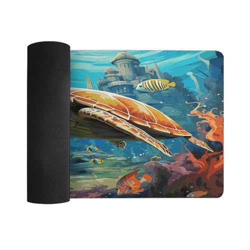 Alfombrilla de escritorio grande impermeable para mouse miniatura 3
