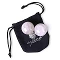 Genuine Undrilled Rose Quartz Ben Wa Balls - Gynecologist Recommended for Pelvic Strength Kegel Exercise Vagina Tightening and Bladder Control Incontinence – Gemstones for Self Love and Chakra Healing