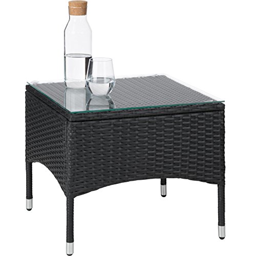 TecTake Set de giardino in poly rattan | 2 sedie e...