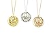 Personalized Grandmother Necklace – DII ABC - Mom Gift - Handstamped Handmade – 5/8 7/8 1 1/8 inch Cupped Discs – Custom Birthstone Color – Fast 1 Day Shipping