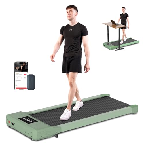 DeerRun 2024 Upgrade Walking Pad, Smart Under Desk Treadmill for Home