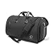 Crospack 2019 UPGRADE 22 inch Garment Bag Suit Travel Bag with Shoulder Strap 2 in 1 Hanging Suit Travel Bags for Men Duffle Garment Bags Carry on Suit Carrier Travel Bag Foldable Flight Bag