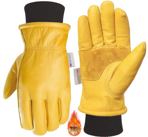 DLY Leather Insulated Work Gloves