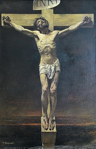 Impression d'art Le Christ sur toile premium de décoration murale 60x90cm