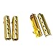 12/24/36/48 PCS Metal Aglets DIY Shoelaces Repair Shoe Lace Tips Replacement End (48PCS, Mixed(12PCS Each))