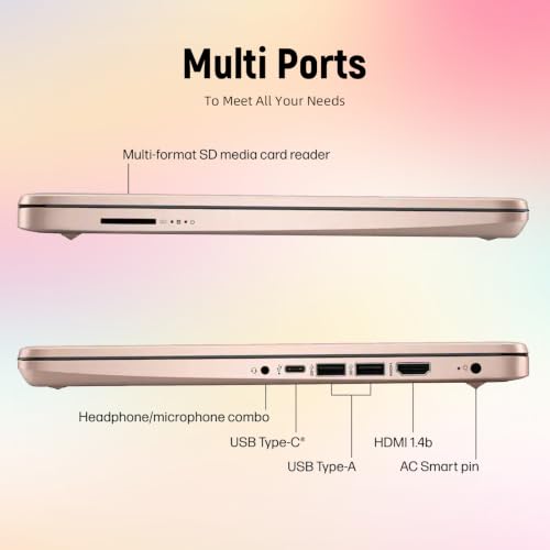 Image of HP 14 inch HD Student Business Laptop, Intel N150, 4GB RAM, 384GB Storage