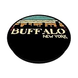 Zoom IMG-1 retro bufalo newyorkese orizzonte silhouette