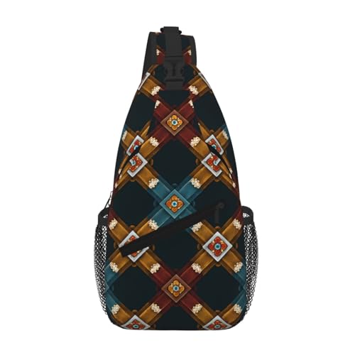 Sac de poitrine croisé pour homme contre le vol de téléphone en voyage