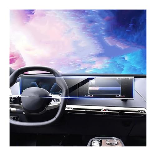 Verre trempé pour écran BMW i4, i3, iX (2022-2023) - Protection anti-rayures 9H haute clarté