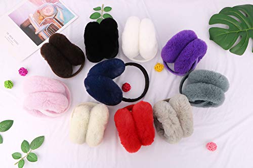 Livingston Pink Earmuffs Womens Ear Muffs For Winter Faux Fuzzy Earmuffs Winter Outdoors Ear Muff Fluffy Ear Muffs Pink Ear Muffs Winter Women, Light Pink #TOP5