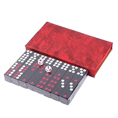 Juego Pai Gow Tiles con 32 fichas y 2 dados miniatura 1