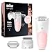 Produktbild Braun Silk-épil 5 Epilierer Damen für Haarentfernung / Haarentferner, Aufsätze für Rasierer, Trimmer und Massage für Körper, Tasche, 5-620, flamingo