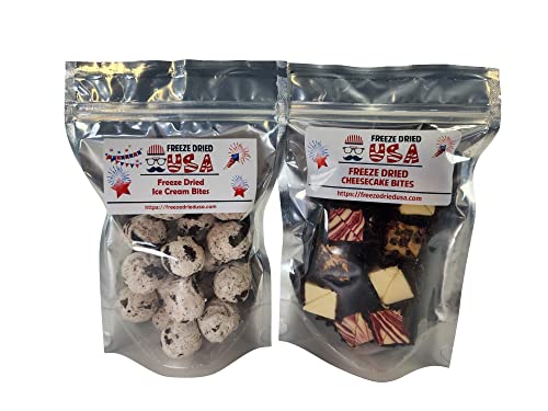 Decadent Desserts Freeze-Dried Bundle With Freeze Dried Cheesecake Bites And Freeze Dried Cookies & Cream Ice Cream #TOP22