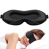 Verbesserte Schlafmaske, perfekte Schlafmaske für Seitenschläfer, ultraweiche, bequeme Augenmasken...