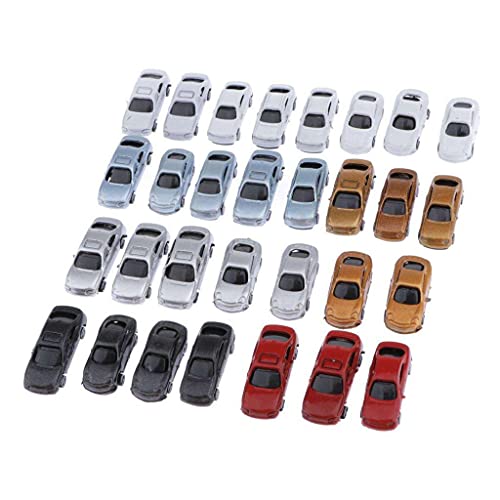 Generic 1: 200 schaal auto landschap zand design accessoires 60 stuks verpakking - Afbeelding 7