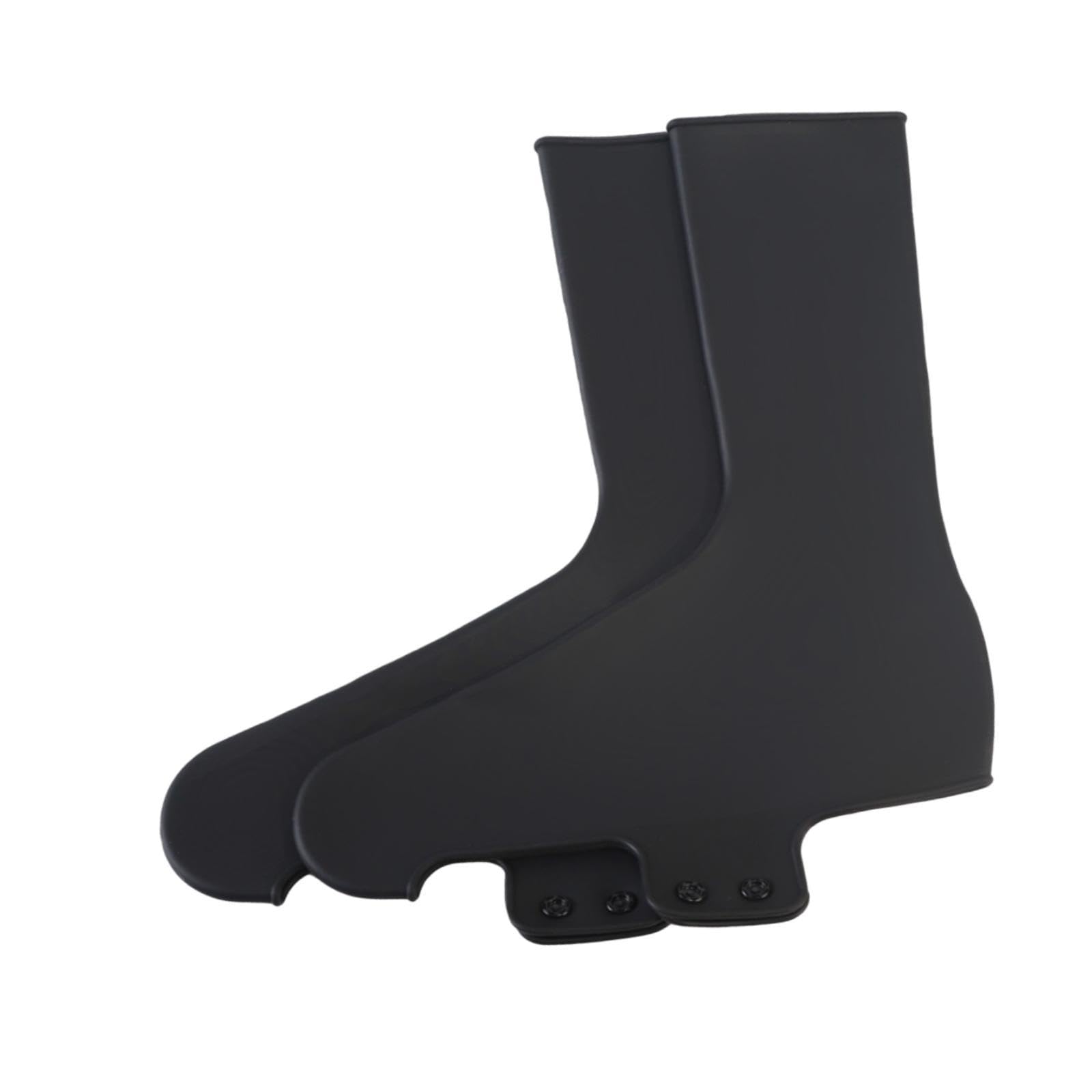 Lot de 2 Couvre-chaussures Imperméables et Coupe-vent En Silicone Antidérapant, Adaptés Aux et à La Pratique de L'équitation Professionnel, Noir L