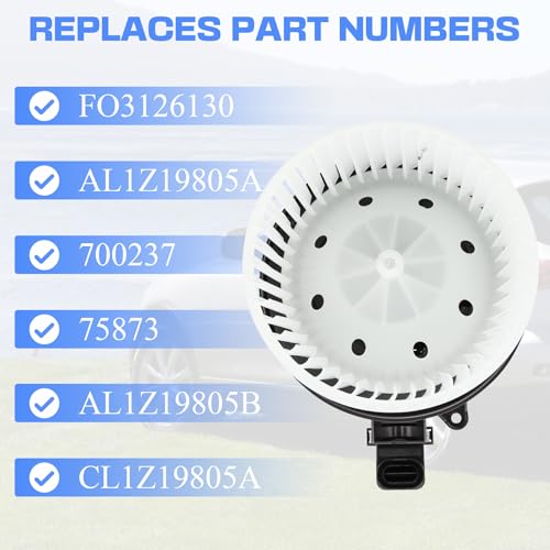 Image of Blower Motor 700237 Compatible with 2009-2014 Ford F150 2009-2017 Ford Expedition AC Heater Blower Motor HVAC Replaces# AL1Z19805A AL1Z19805B CL1Z19805A