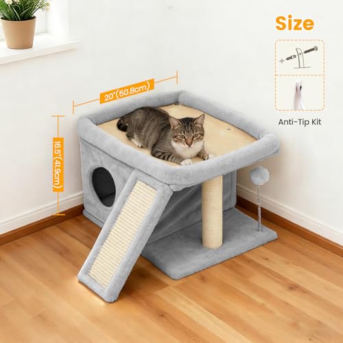 Casa para Gatos Compacta y Resistente para Espacios Pequeños miniatura 3