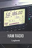  Ham Radio Logbook: Notebook for Ham Radio Operators, Radio-Wave Frequency Book, Amateur Radio Contact Keeper - radio station log