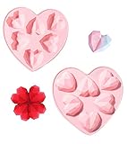 【Langlebig】 Diese Formen bestehen aus hochwertigem Silikon, sind kälte- und hitzebeständig und halten Temperaturen von minus 40 bis 260 Grad Celsius stand, sodass Sie sie sicher in Mikrowellen und Kühlschränken verwenden können.