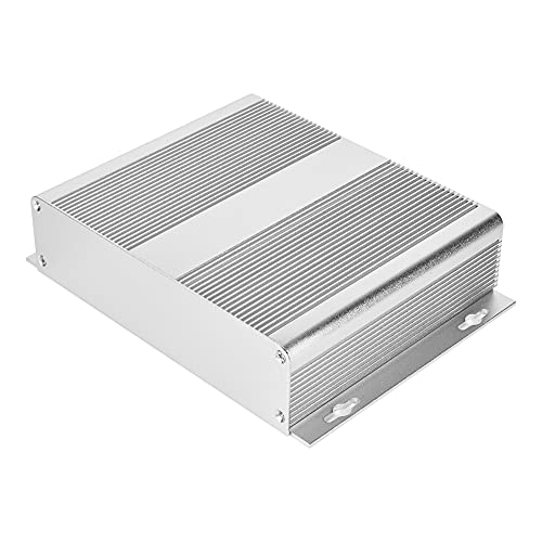 Boîtier de projet électronique robuste en alliage d'aluminium anodisé avec vis de déflecteur