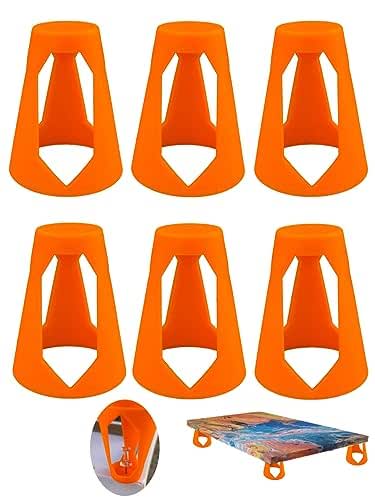 Amazon.com: Canvas Stands For Paint Pouring | Canvas Feet Risers ...