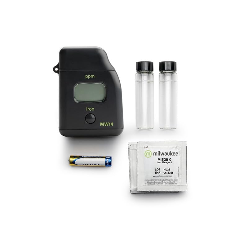 KIT Fotómetro Hierro + Pack 25 test reactivo hierro en polvo